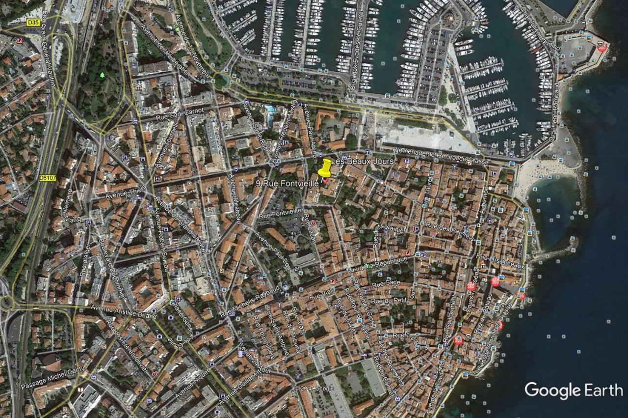 2 Pieces Climatise Avec Balcon Dans Le Vieil Antibes, Residence Avec Ascenseur ภายนอก รูปภาพ