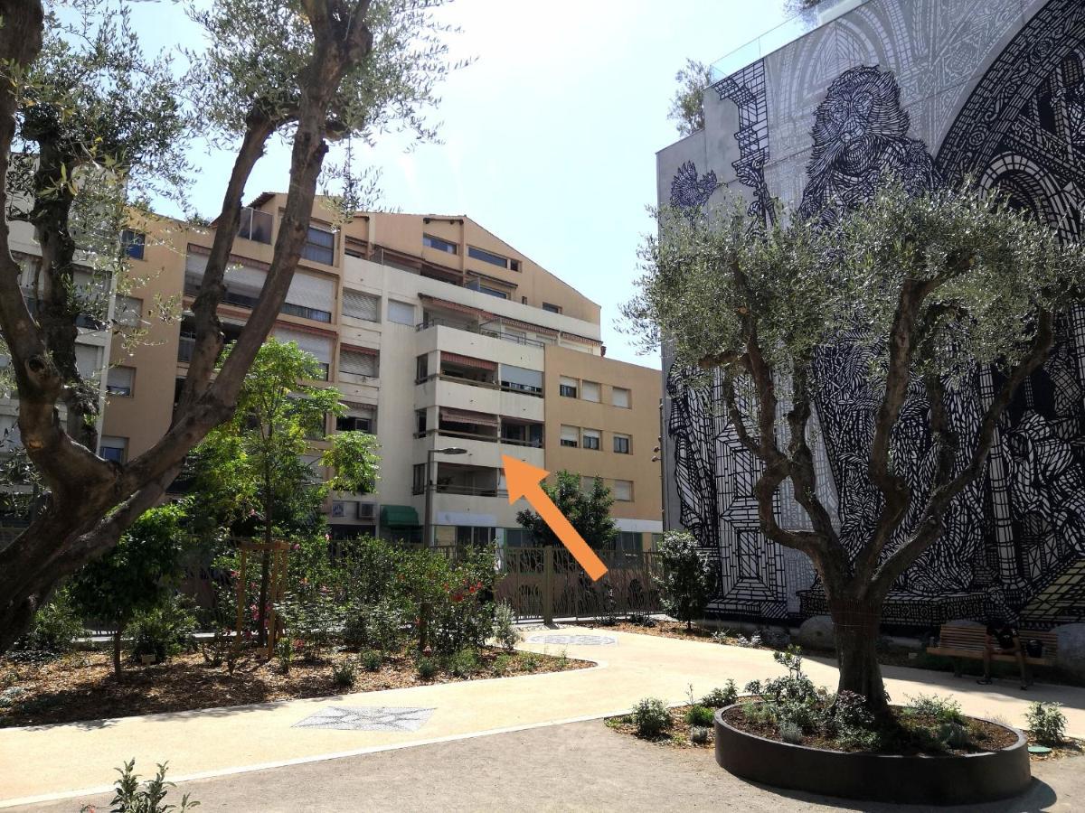2 Pieces Climatise Avec Balcon Dans Le Vieil Antibes, Residence Avec Ascenseur ภายนอก รูปภาพ